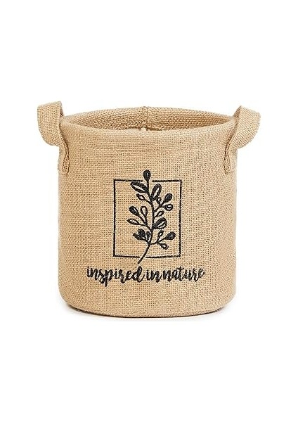 Ocean Textile Inspred In Nature Jüt Sepet 20 x 20 cm