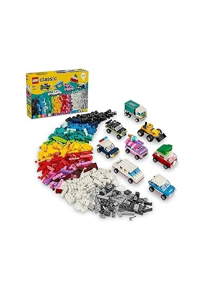 Yaratıcı Araçlar 11036-4 Yaş ve Üzeri Çocuklar Için 10 Adet Araba Yapımı Içeren Yaratı