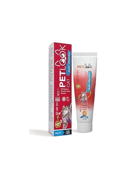 Petlook Kedi Malt Multivitamin, 115 Gram