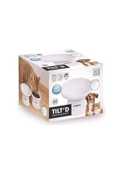 M-Pets Tiltd Serami̇k Mama Kabi 150ML Whi̇te