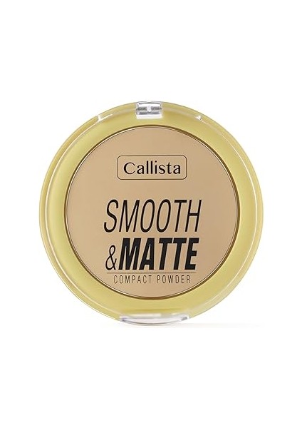 Callista Smooth Matte Compact Powder Mat Görünümlü Pudra 10 Beige