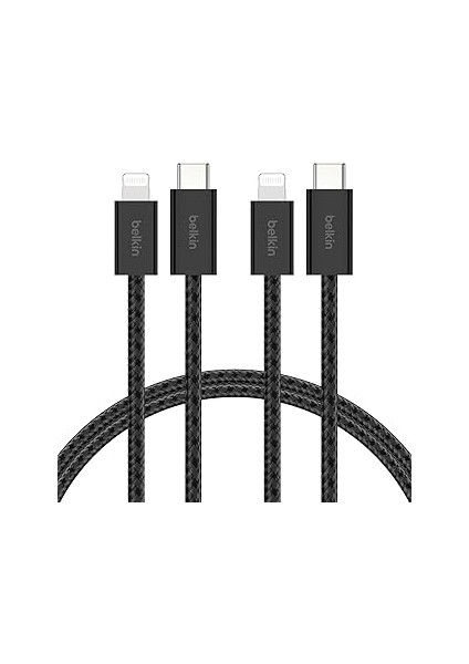 Belkin 2'li Örgülü Usb-C - Kablo, 1,5 M, 14 ve Önceki Modeller, 9. Nesil ve A