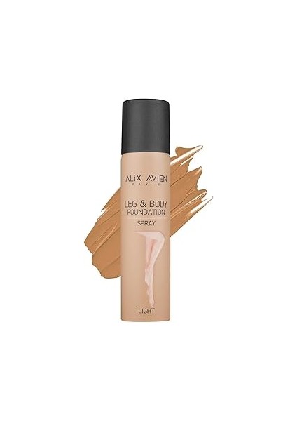 Alix Avien Bacak Fondöteni Light Bronzlaştırıcı Etkili Çatlak ve Görünümü Önleyici Sprey Fondöten 7