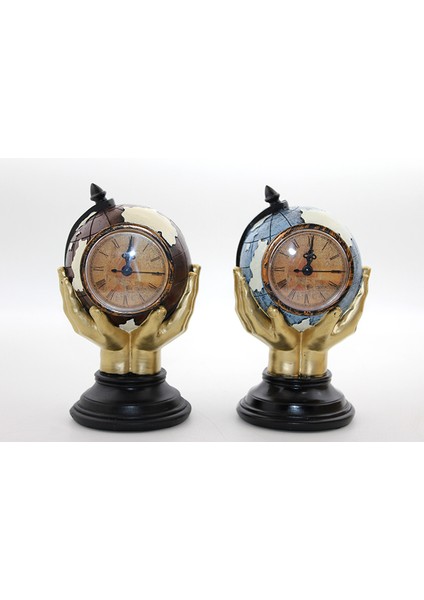 Polyester Saatli Dünya Küre 1