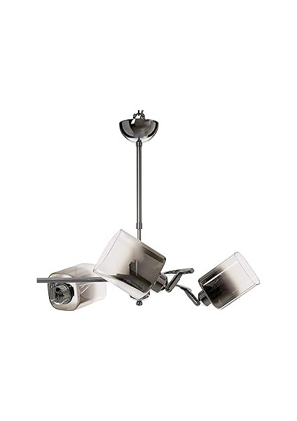 Homemania Lucea 1451-51-03 Derma 3'lü Krom Avize 3 x E27