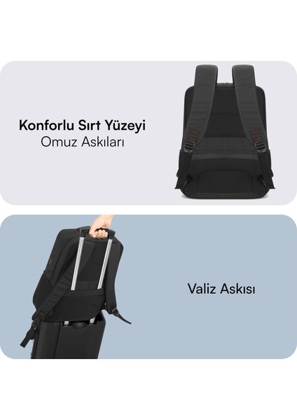 MCC-804 14.1" Business x Notebook Sırt Çantası Siyah