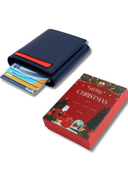 Yılbaşı Kutulu Yılbaşı Süsü Noel Hediyesi Yılbaşı Hediyeleri (Lacivert)