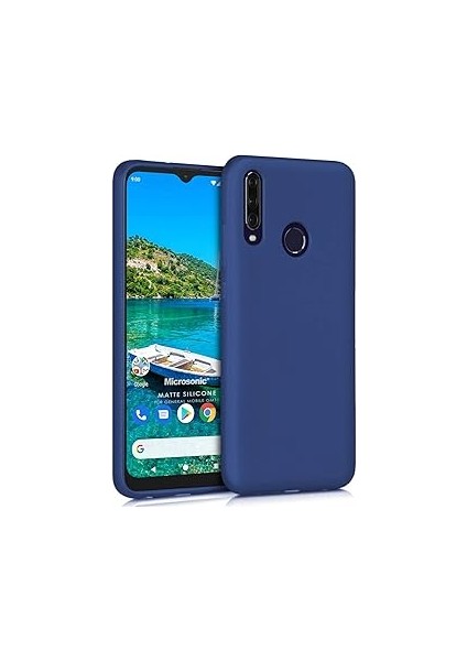 Microsonic Matte Silicone General Mobile 10 Için Kılıf Lacivert [gm 10 ile Uyumlu Kılıf - Lacive