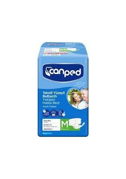 Canped Belbantlı Tekstil Hasta Bezi, Medium