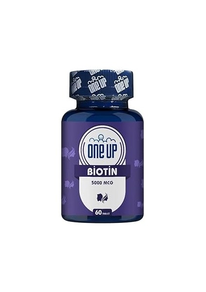 One Up Biotin 5000 Mcg 60 Tablet