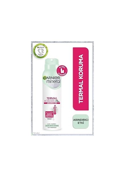 Mineral Termal Koruma Sprey Deodorant