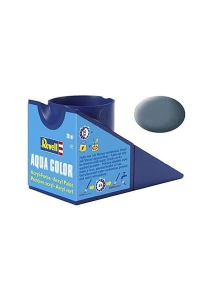 Revell - Su Bazlı Maket Boyası Grimsi Mat 18 ml (36179)