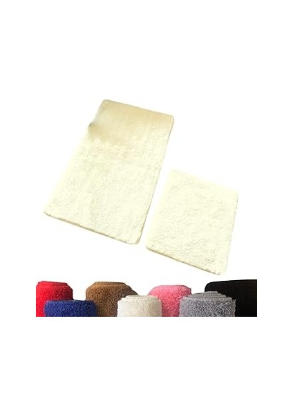 Banyo Halısı El Yapımı Banyo Paspası Doğal %100 Akrilik (Sentetik Içermez) Bakımı Kolay Ban