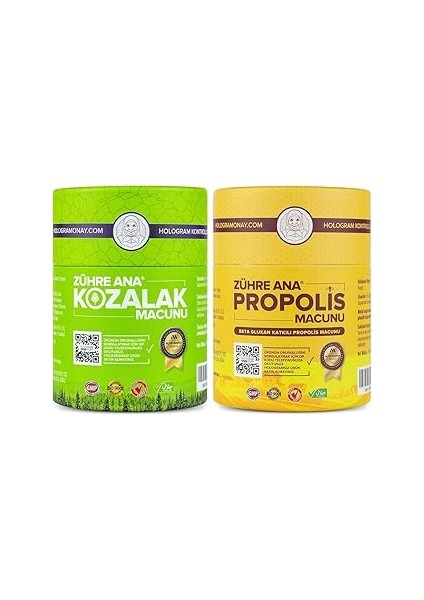 Zühre Ana Kozalak Macunu + Zühre Ana Propolis Macunu