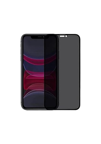 Tahticmer Hayalet Kırılmaz Ekran Koruyucu Gizlilik Filtreli Komple Cam Iphone 12 ile Uyum