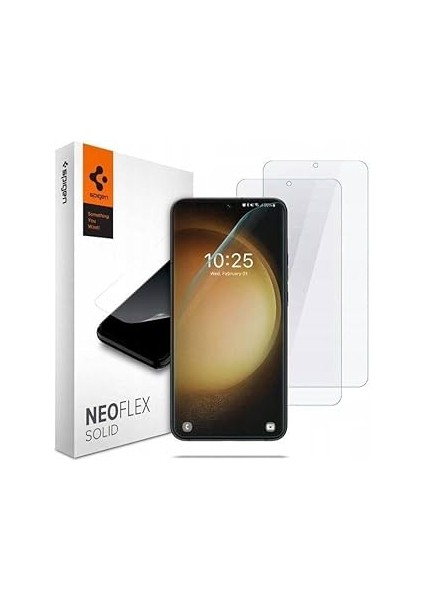 Spigen S23 ile Uyumlu Ekran Koruyucu Film Neo Flex Solid Hd (2 Adet) - AFL05951