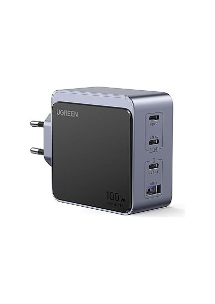 Ugreen Nexode 100W 4-Port Gan Fast Charger Eu Hızlı Şarj Adaptörü