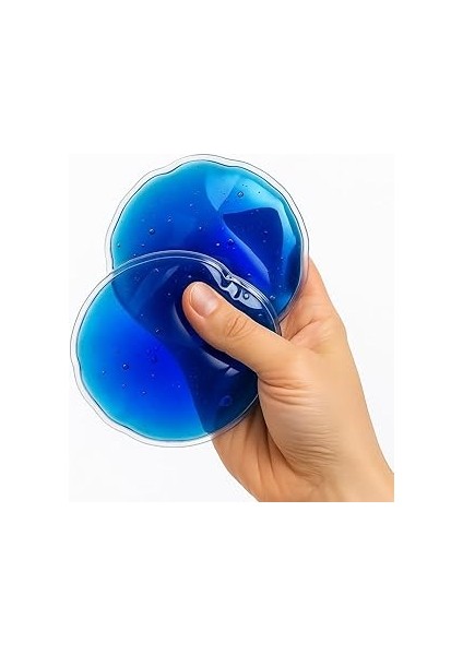 Vanaca Göz Burun Estetiği Sonrası Tekrar Kullanılabilir Sıcak Soğuk Kompres | 2’li Yuvarlak Set