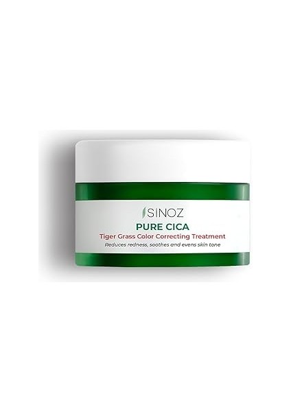 Sinoz Pure Cica Tiger Grass Ton Eşitleyici Yoğun Onarıcı Yatıştırıcı Kızarıklık Karşıtı Yüz Kremi 1