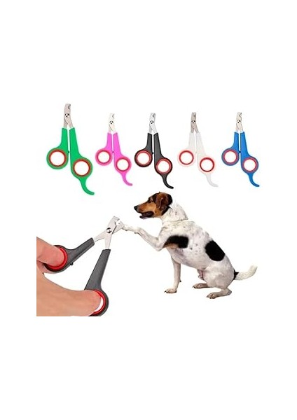 Emey Kedi Köpek Tırnak Makası Renkli,paslanmaz Çelik Evcil Hayvan Kedi Köpek Tırnak Makası