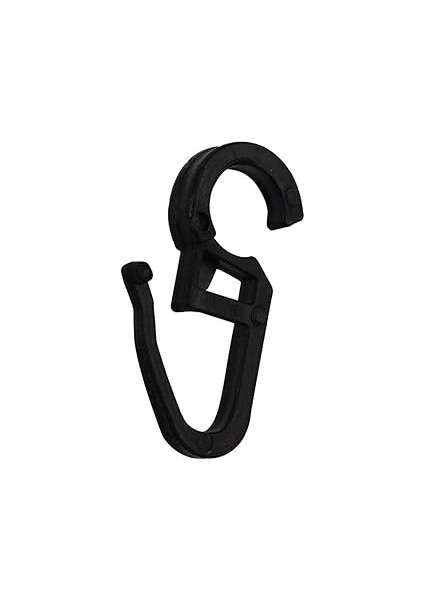 X-Perk Rustik Perde Klipsi 50 Adet Siyah