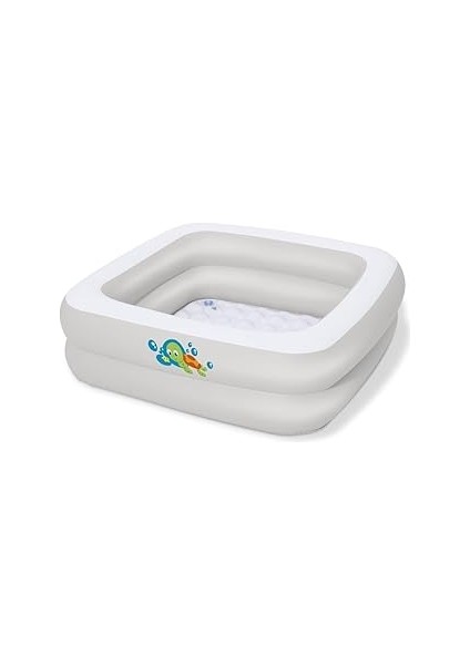 Bestway, Kare Bebek Havuzu - Beyaz, 51116, 86 x 25CM, Beyaz