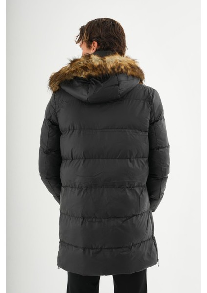 Erkek Regular Fit Astarlı Rahat Giyim İç Cepli Mont