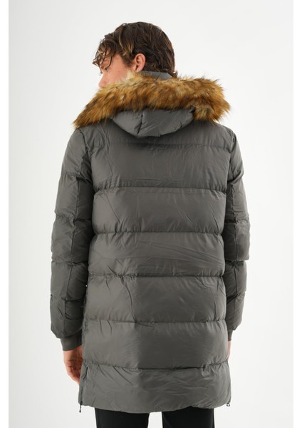 Erkek Regular Fit Astarlı Rahat Giyim Iç Cepli Mont