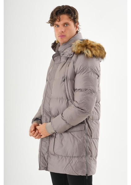 Erkek Regular Fit Astarlı Rahat Giyim Iç Cepli Mont