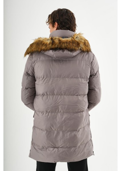 Erkek Regular Fit Astarlı Rahat Giyim Iç Cepli Mont