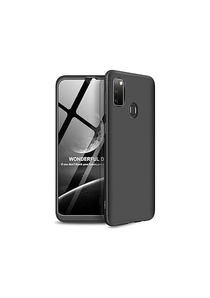 Microsonic M30S Için Kılıf Double Dip 360 Protective Siyah [galaxy M30S ile Uyumlu K