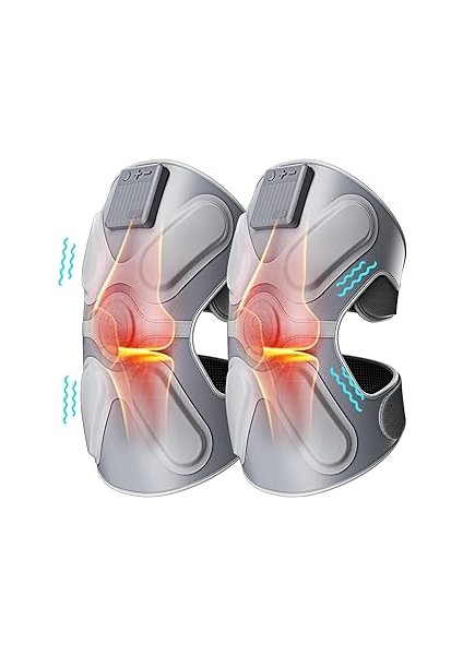 Skg W3 Elektrikli Type-C Hızlı Şarjlı Diz Masaj Aleti, 3 Kademe Isıtma, 5 Farklı Masaj Modu, Sh