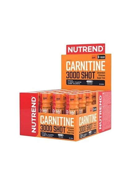 Nutrend Shot 3000 Mg 20 Ampul L-Karnitin