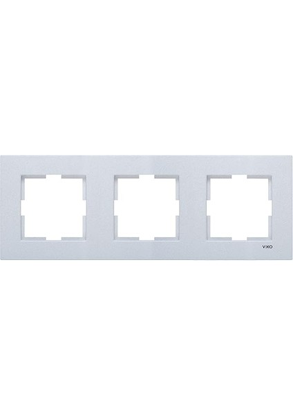 Viko Novella Gümüş Üçlü Çerçeve