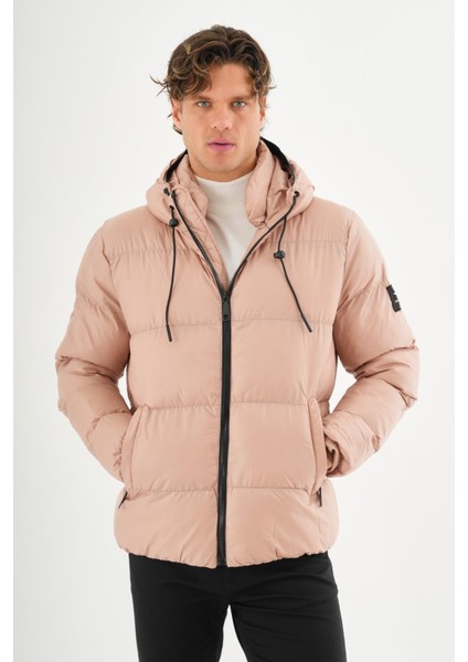 Erkek Regular Fit Astarlı Çok Cepli Kapuşonu Çıkan Rahat Mont indirimleri