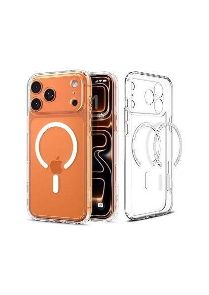 Spigen 17 ile Uyumlu Ince Kılıf Hybrid Sararma Karşıtı Duraclear Hava Kana
