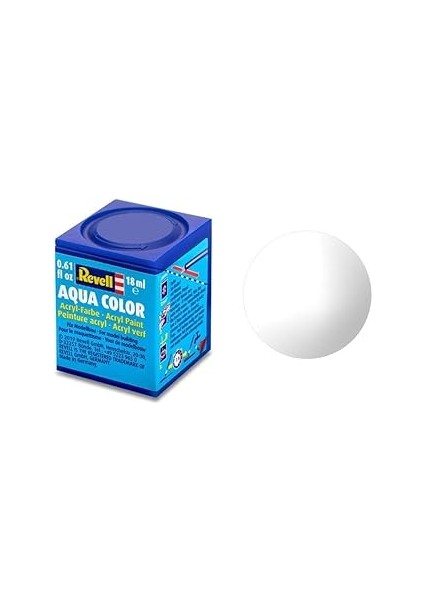 Revell - Su Bazlı Maket Boyası Clear Parlak 18 ml (36101)