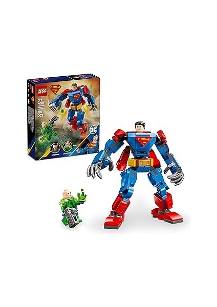Superman Robotu, Lex Luthor’a Karşı 76302-6 Yaş ve Üzeri Süper Kahraman Sevenler Için Yarat