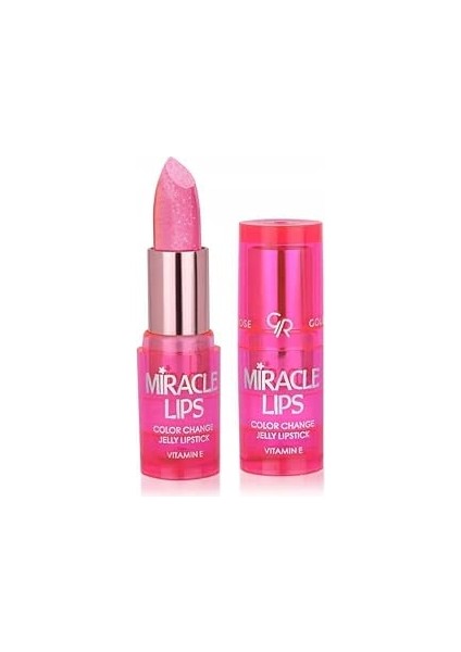 Golden Rose Miracle Lips Color Change Jelly Lipstick No: 101 Berry Pink - Renk Değiştiren Ruj