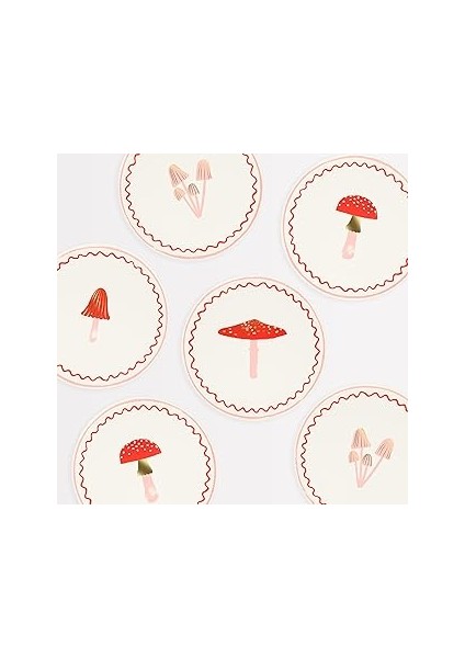 Meri Meri - Mantar Tabak - 8 Adet