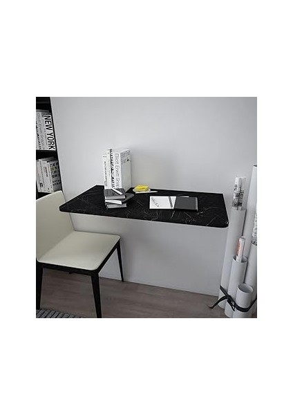 Asra Dmm-04 Duvara Monte Masa Çalışma Yemek Masası Duvardan Açılan Montaj Monteli Masa