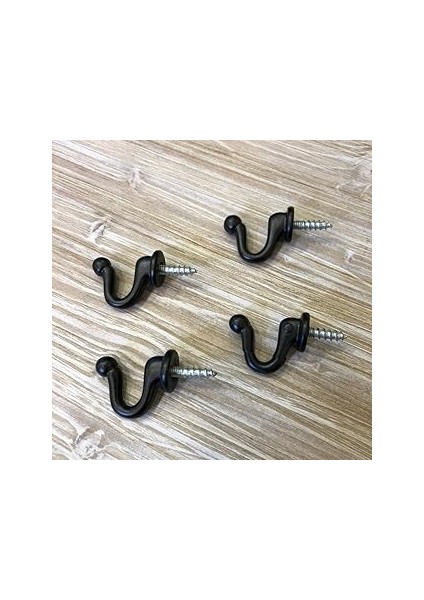 Gürçay Hırdavat Kanca Askı Siyah (4 Adet)