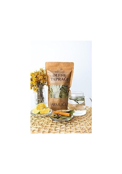 Farmuğla 50 gr Defne Yaprağı Paketi - Ev Kullanımı Için Doğal Rahatlatıcı Koku ve Aromatik Defne Ya