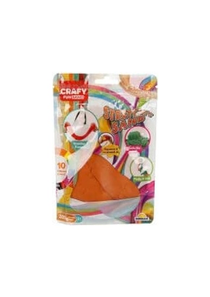 Crafy Streç Oyun Kumu Turuncu 200 G