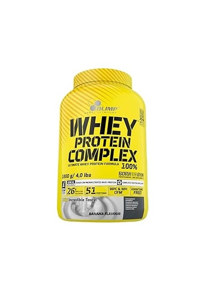 Olimp Whey Protein Complex - Muz, 1800 gr