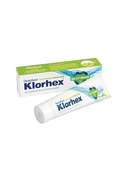 Dentasave Klorhex Günlük Bakım Diş Macunu 75 Ml. Klorhexidin %0.05 Mg