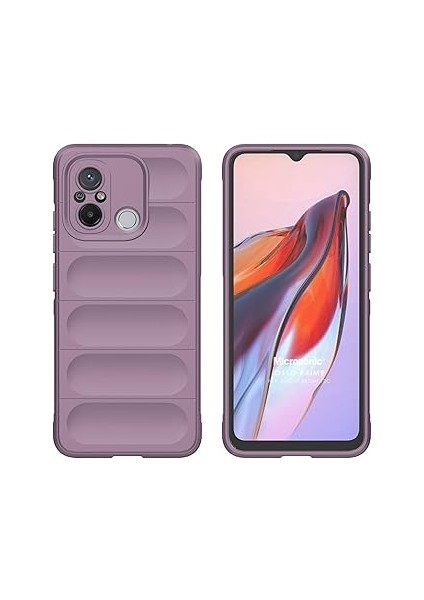 Microsonic 12C Için Kılıf Oslo Lila [redmi 12C ile Uyumlu Kılıf - Lila]