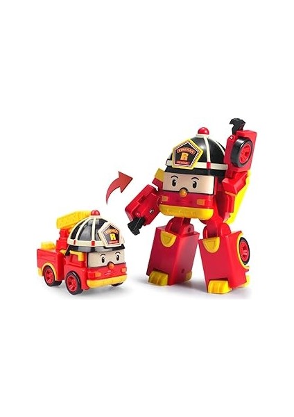Robocar Poli Transforming Robot Figür- Roy