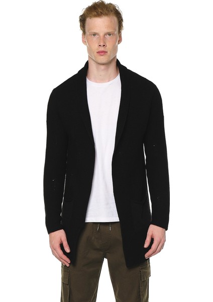 Erkek Oversize Uzun Triko Hırka – Çıtçıtlı, Cepli, Yumuşak Dokulu Rahat Fit 6380