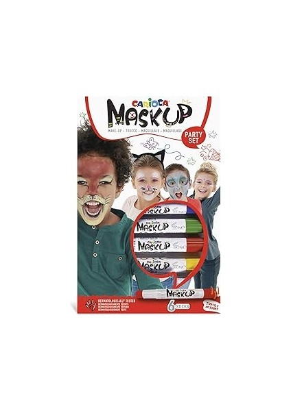 Carioca Yüz Boyası 6 Gr. 6 Renk